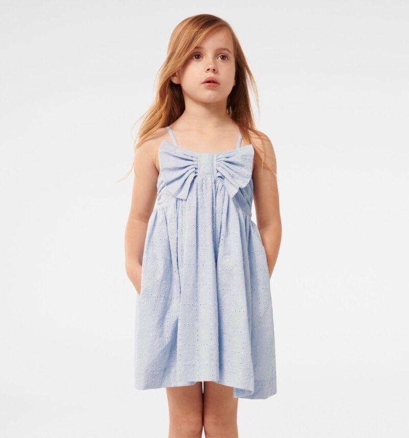 Adeline Bow Girls Dress