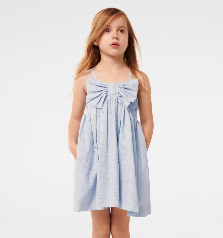 Adeline Bow Girls Dress