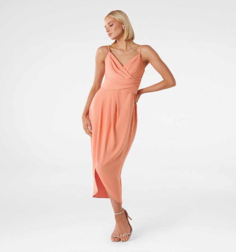 Amanda Drape Midi Dress