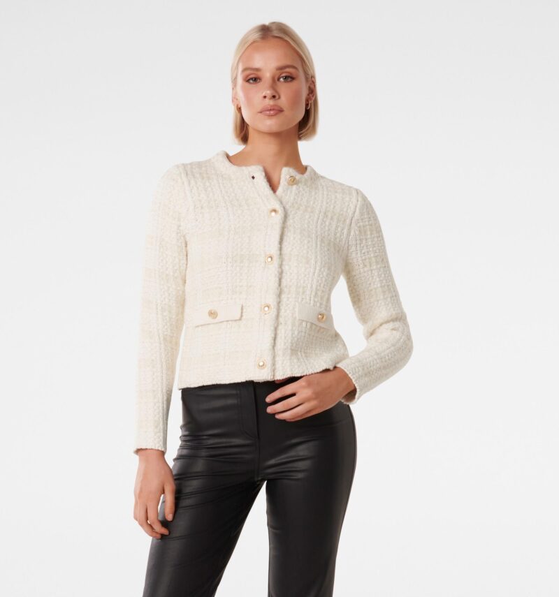 Amy Textured Knit Cardigan