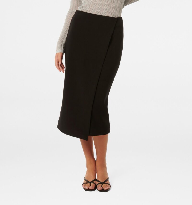 Camilla Crepe Midi Skirt