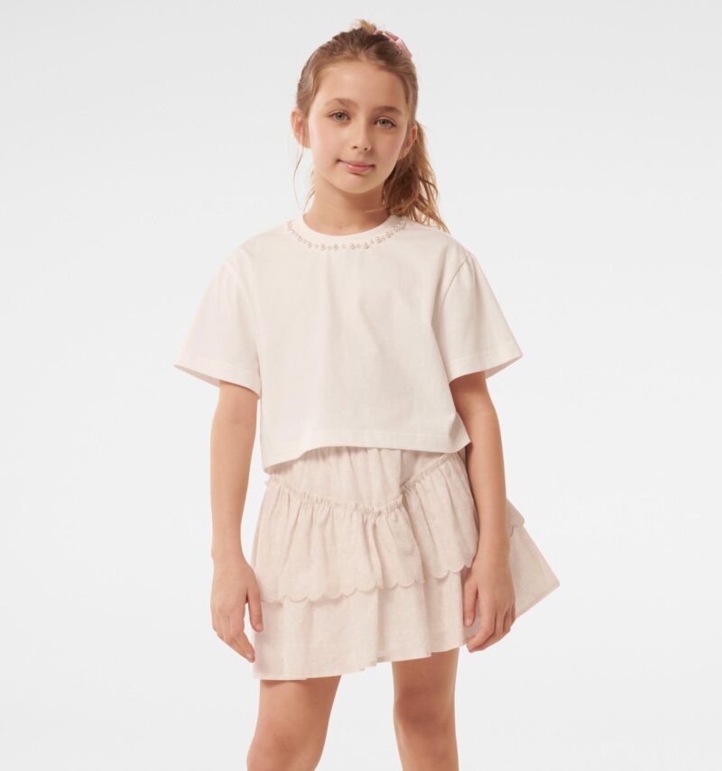 Celine Pearl Teen Tee Top