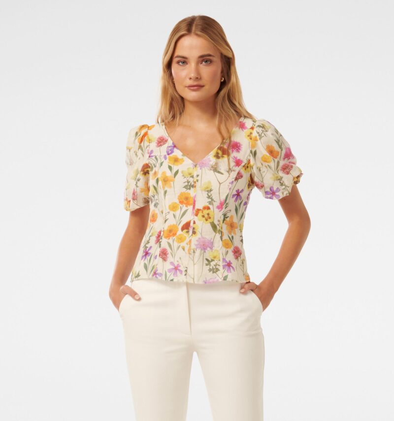 Charlotte V Neck Top