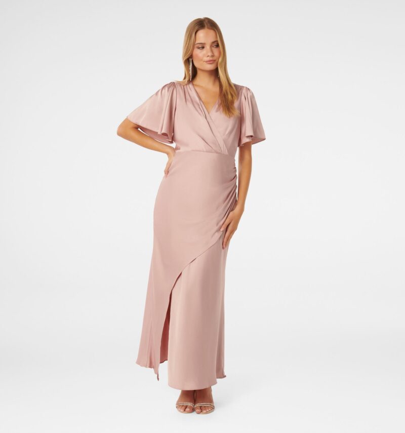 Chelsea Flutter Sleeve Satin M