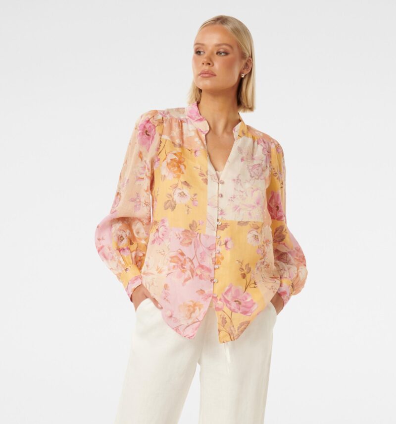 Delia Yoke Detail Blouse