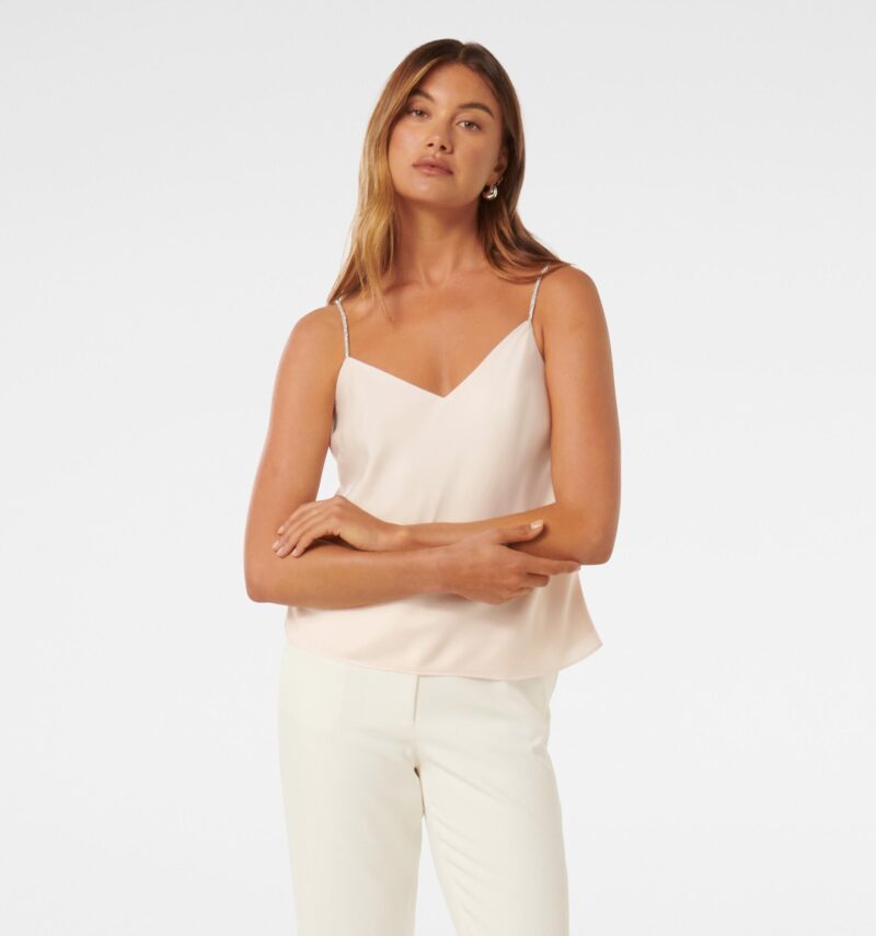 Drew Diamante Strap Cami Top