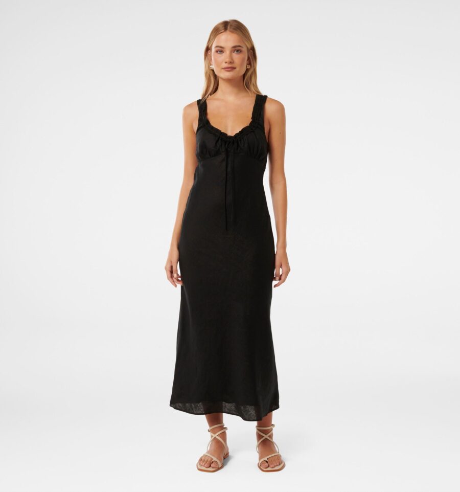 Etta Bow Tie Midi Dress