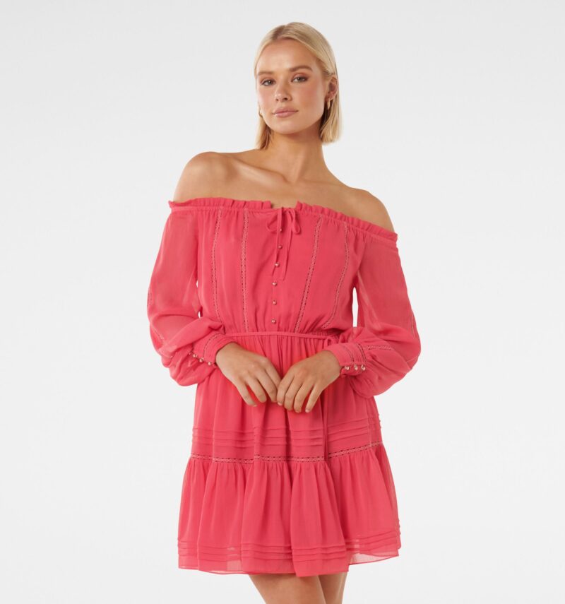 Gisele Off Shoulder Mini Dress