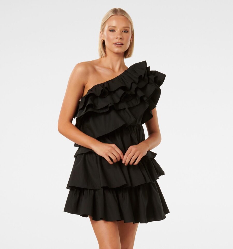 Hailey Cotton One Shoulder Min