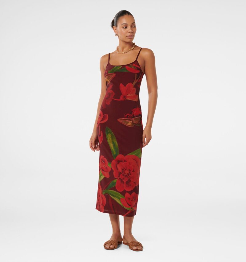 Halle Mesh Slip Dress