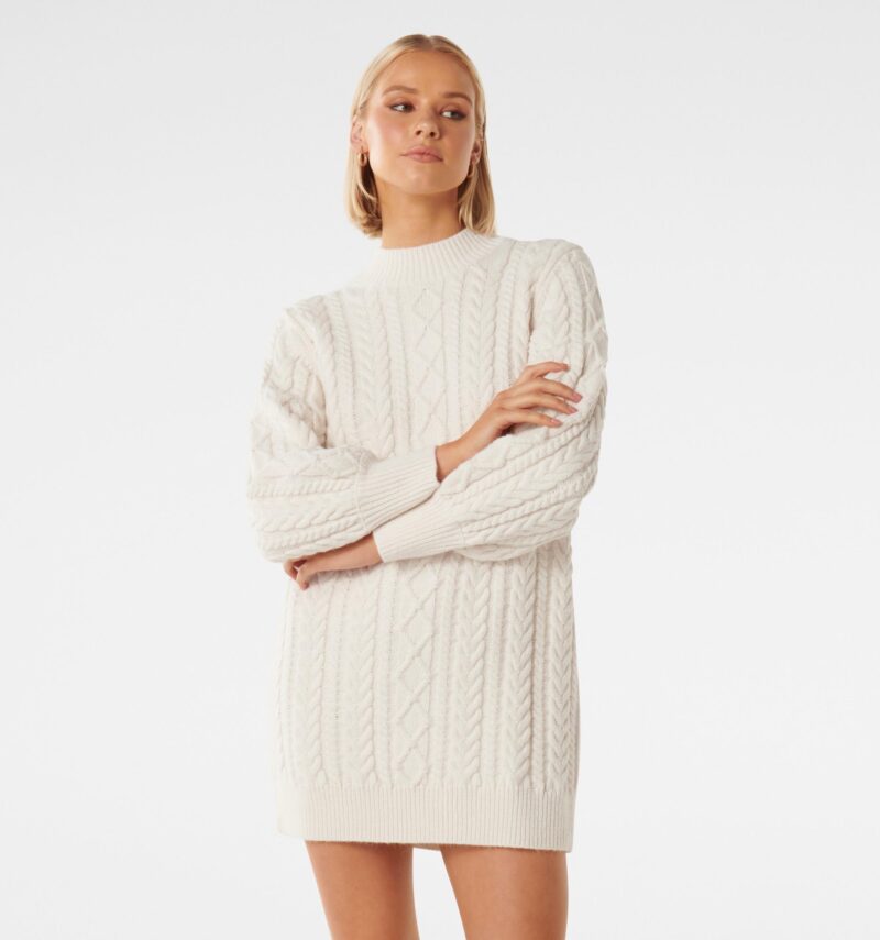 Harper Cable Jumper Knit Dress
