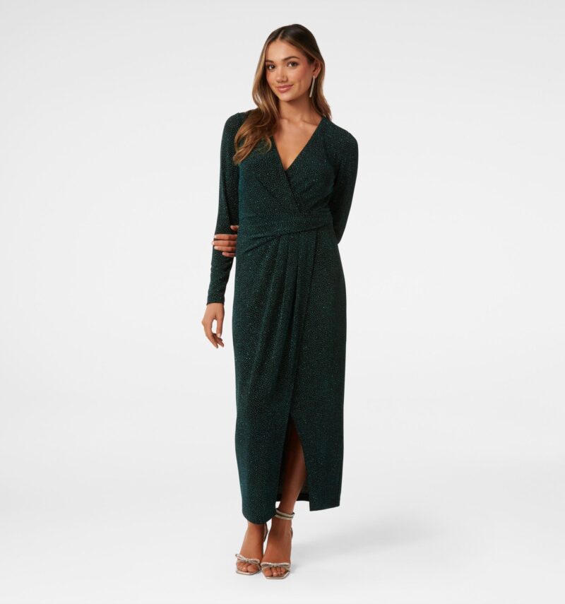 Joslin Petite Wrap Midi Dress