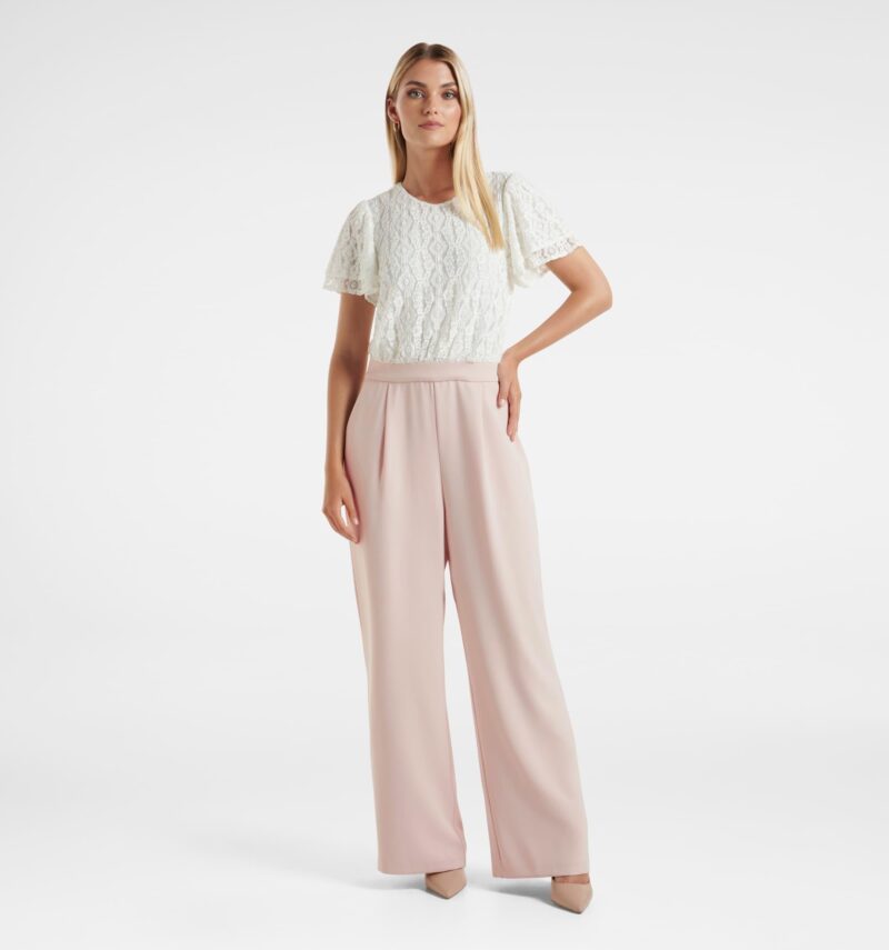 Layla Flutter Sleeve Jumpsuit
