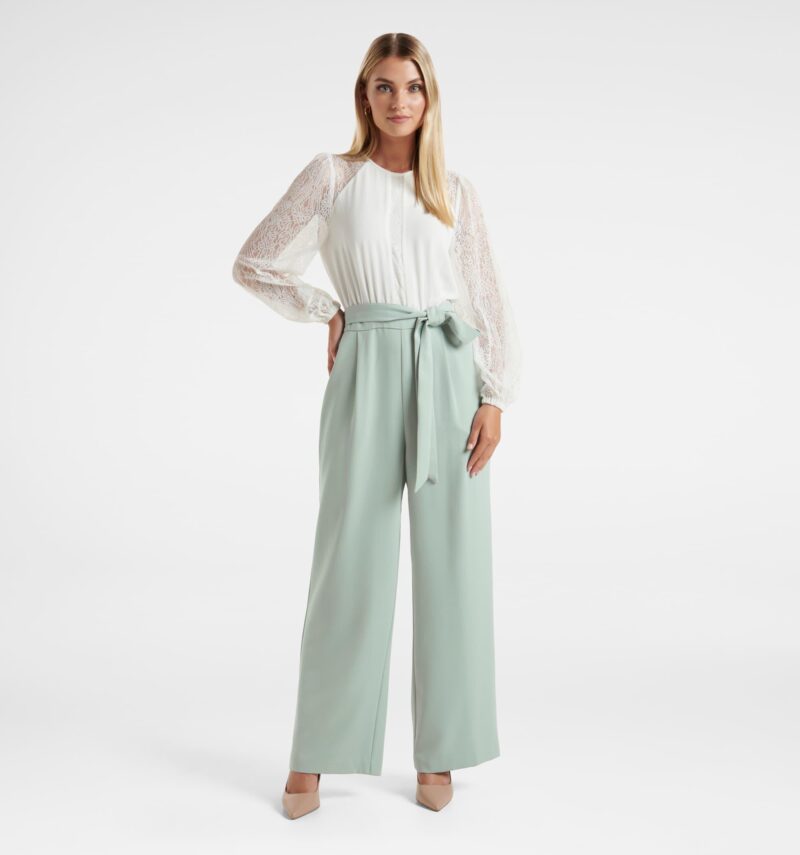 Lenore Lace Panelled Jumpsuit