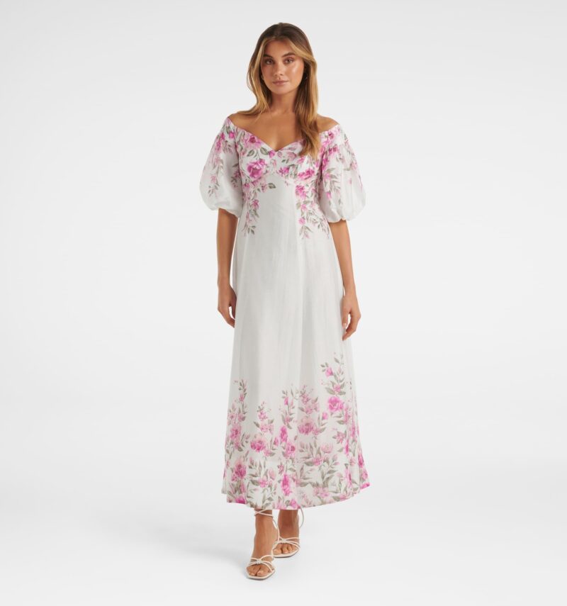 LisaMarie Off Shoulder Maxi Dr