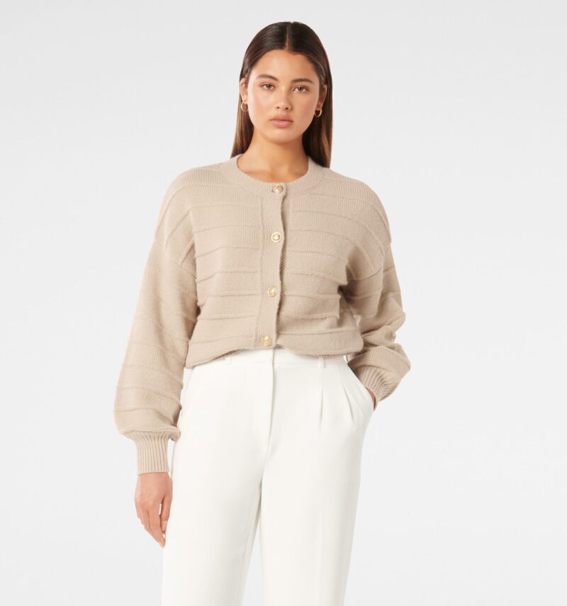 Monroe Cropped Knit Cardigan