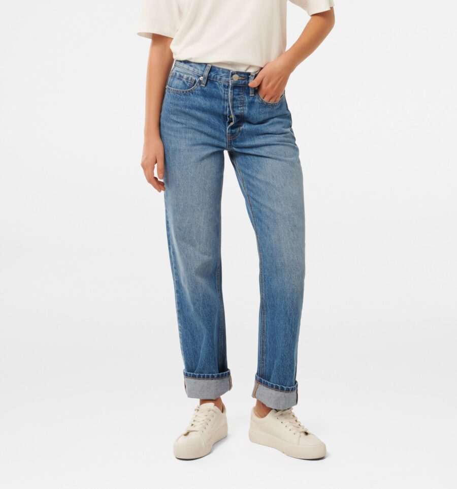 Nicole Turn Up Straight Jeans