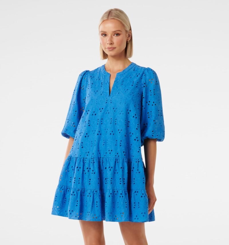 Palermo Broderie Smock Mini Dr