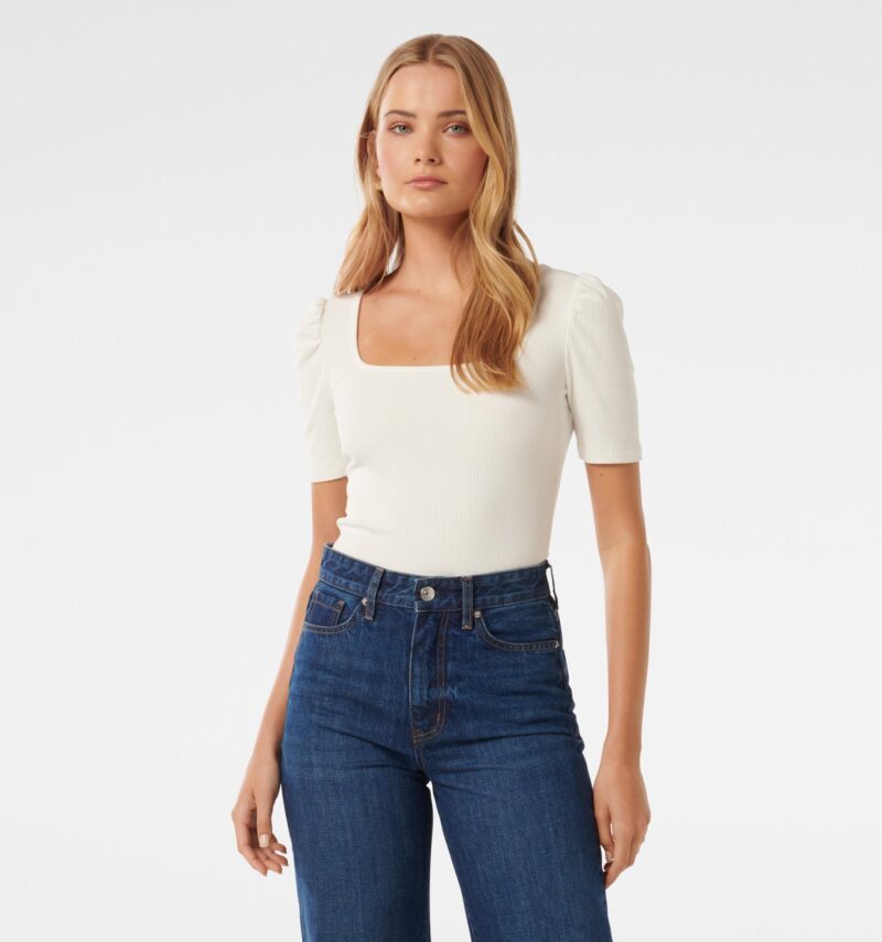 Petra Square Puff Sleeve Tshir