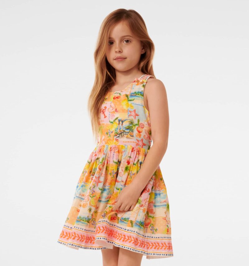 Piper Cross Back Girls Dress