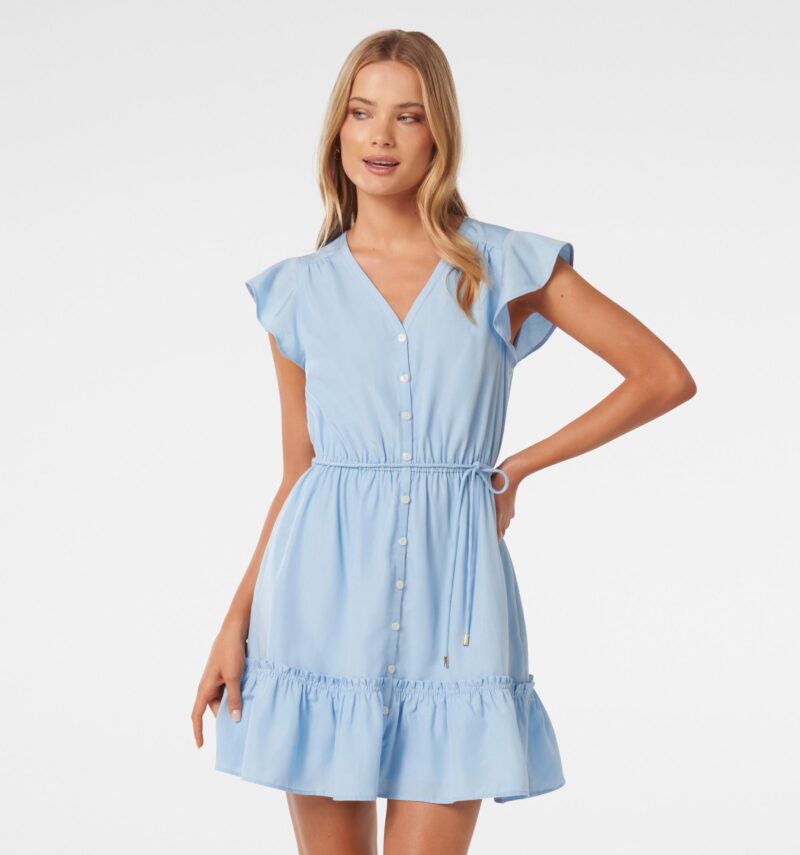 Rahnee Frill Hem Mini Dress