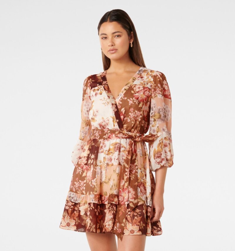 Shelby Patchwork Mini Dress