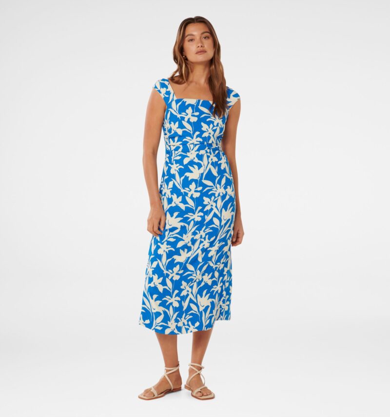 Tasmin Ruched Midi Dress