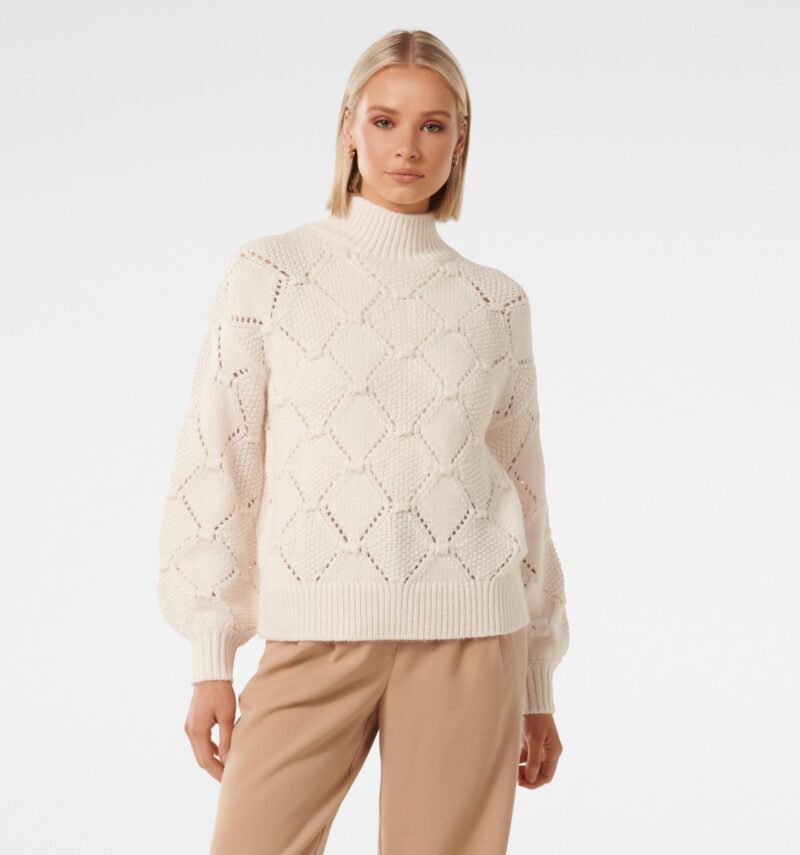 Verity Bobble Stitch Knit Jump