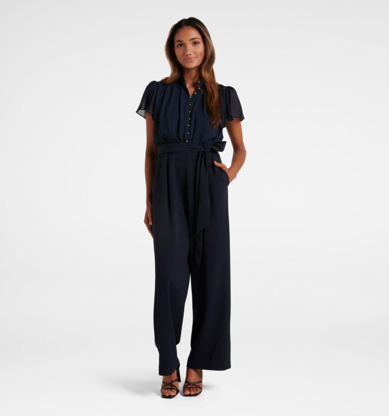 Verona Petite Flutter Jumpsuit